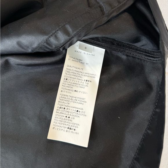 1017 Alyx 9SM Nylon Short Sleeve Button Up Shirt Black Size Small - Picture 8 of 8